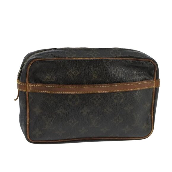 LOUIS VUITTON Monogram Compiegne 23 Clutch Bag M51847 LV Auth 106268 - Picture 1 of 16